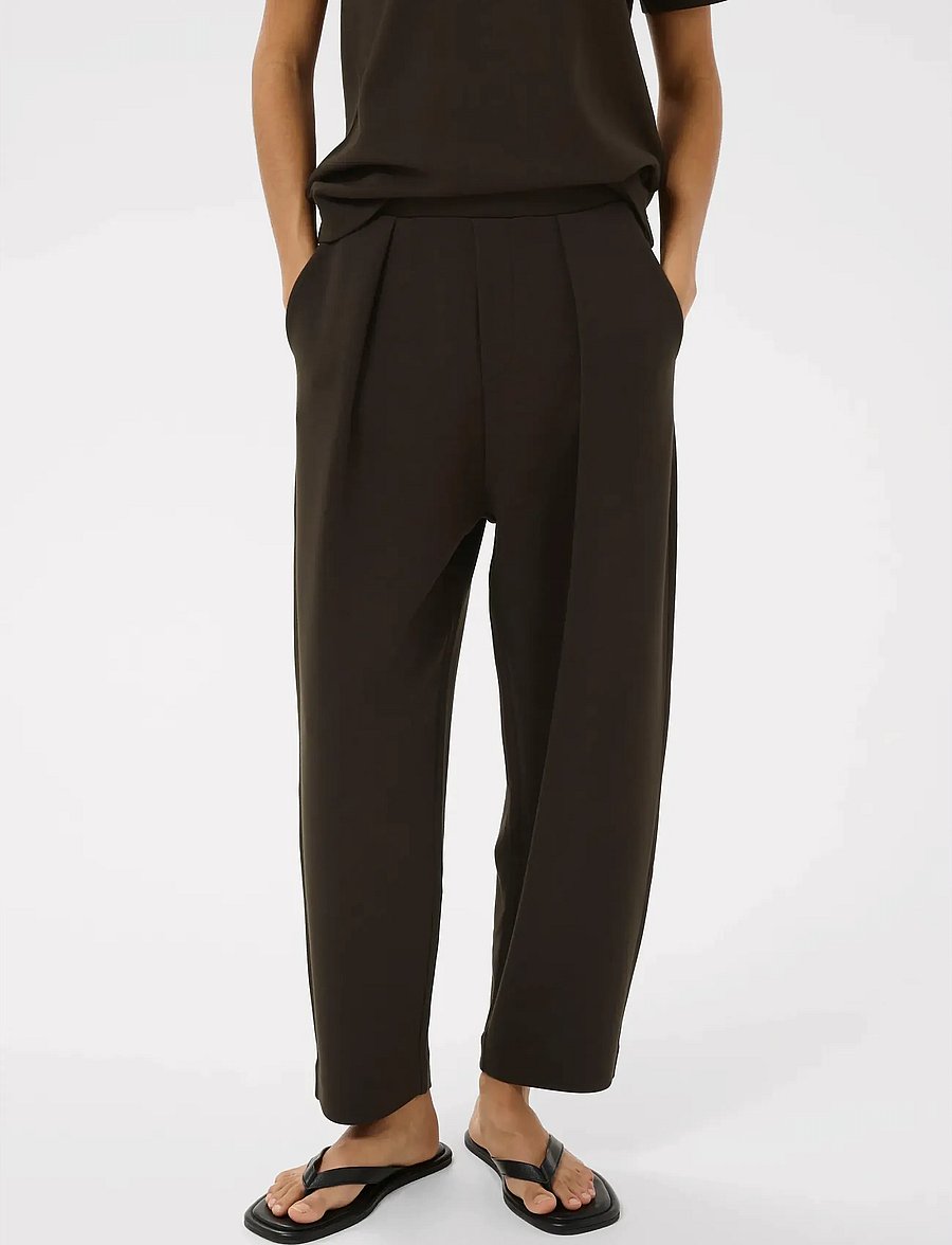 InWear - PannieIW Pant - barrel-bukser - chocolate brown - 0