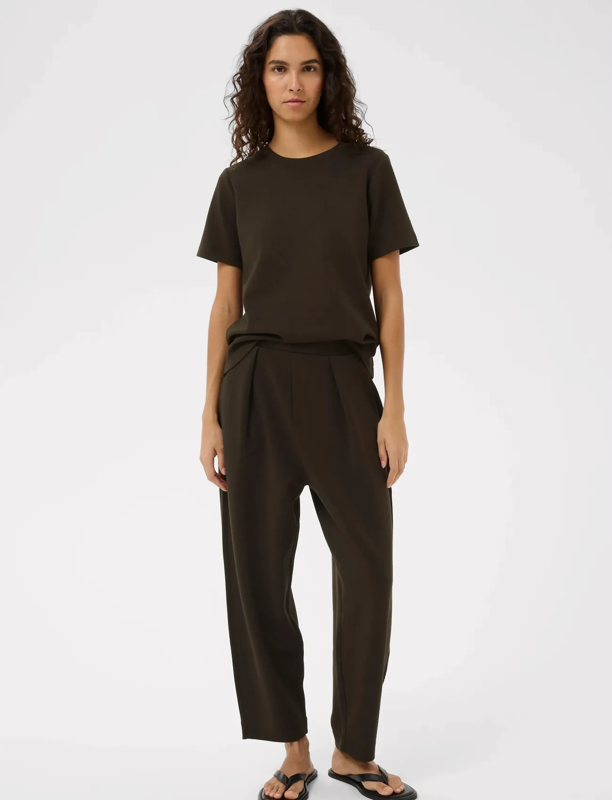 InWear - PannieIW Pant - barrel trousers - chocolate brown - 3