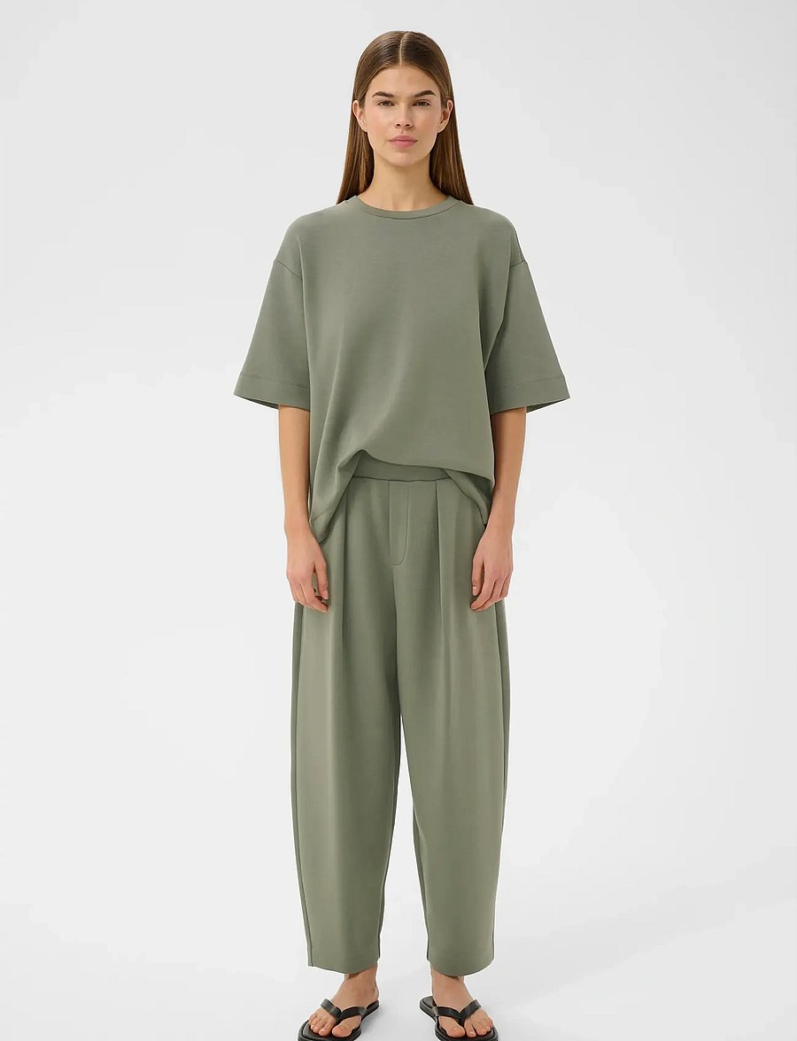 InWear - PannieIW Pant - hosen mit geradem bein - mulled basil - 3