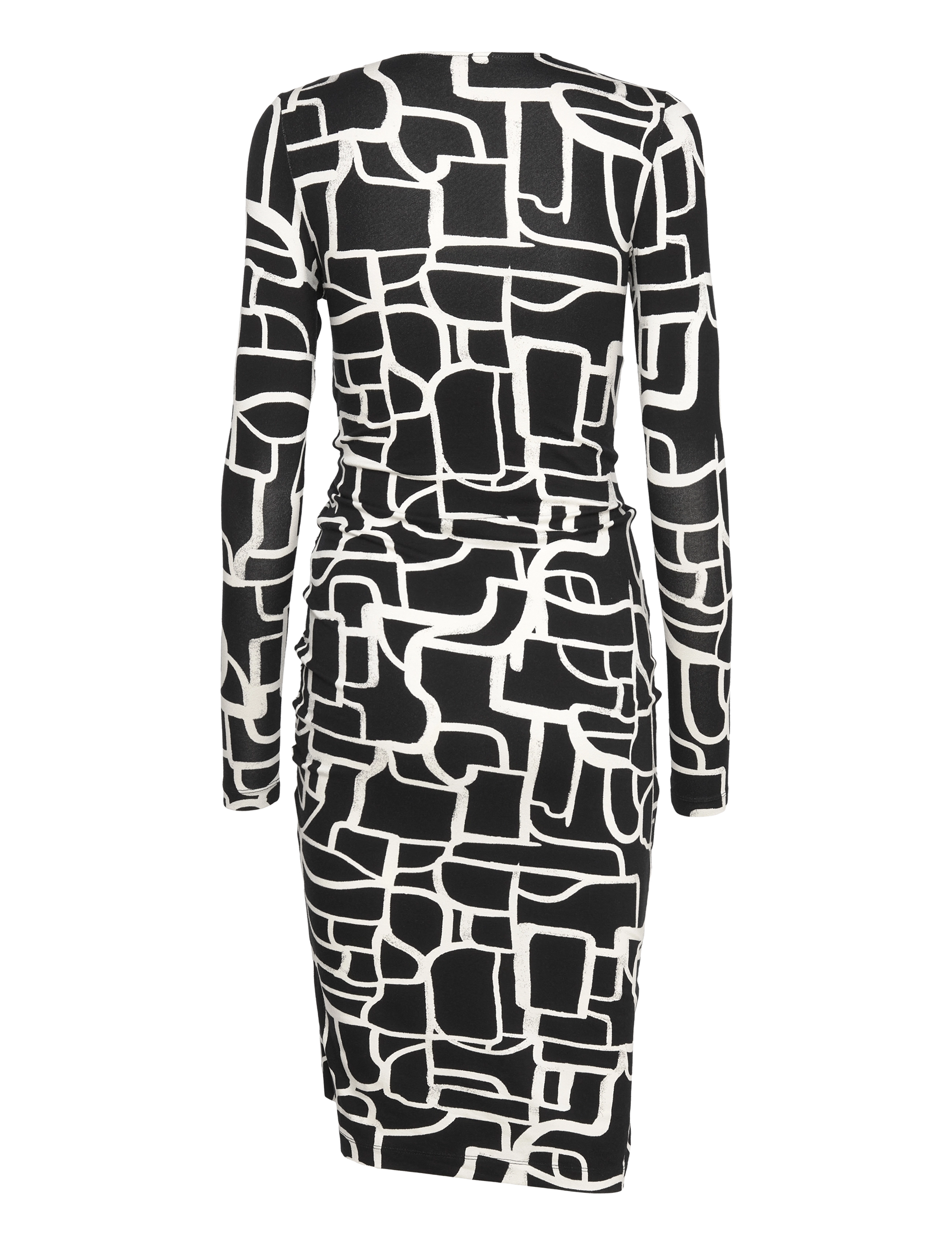 InWear - Phylicia IW Dress - midi kjoler - black collage - 2
