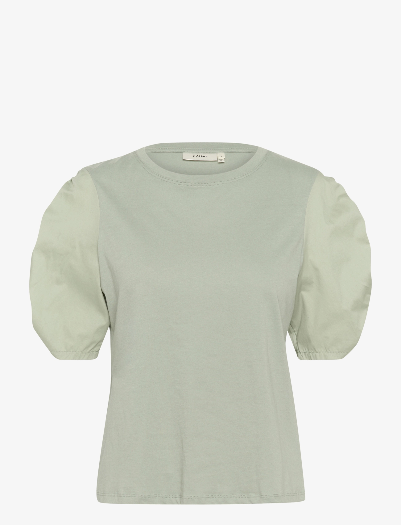 INWEAR Payanaiw Woven Trim Tshirt Grün - M - Damen