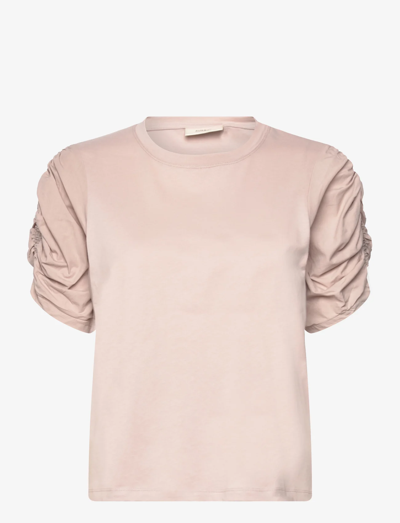 InWear - PayanaIW woven trim Tshirt - t-shirts - dusty blush - 0
