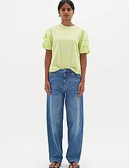InWear - PayanaIW woven trim Tshirt - t-shirt & tops - lime sorbet - 3