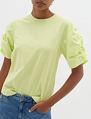 InWear - PayanaIW woven trim Tshirt - t-shirt & tops - lime sorbet - 6