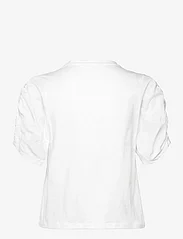 InWear - PayanaIW woven trim Tshirt - t-shirt & tops - pure white - 1