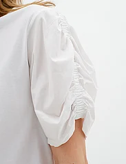 InWear - PayanaIW woven trim Tshirt - t-shirt & tops - pure white - 5