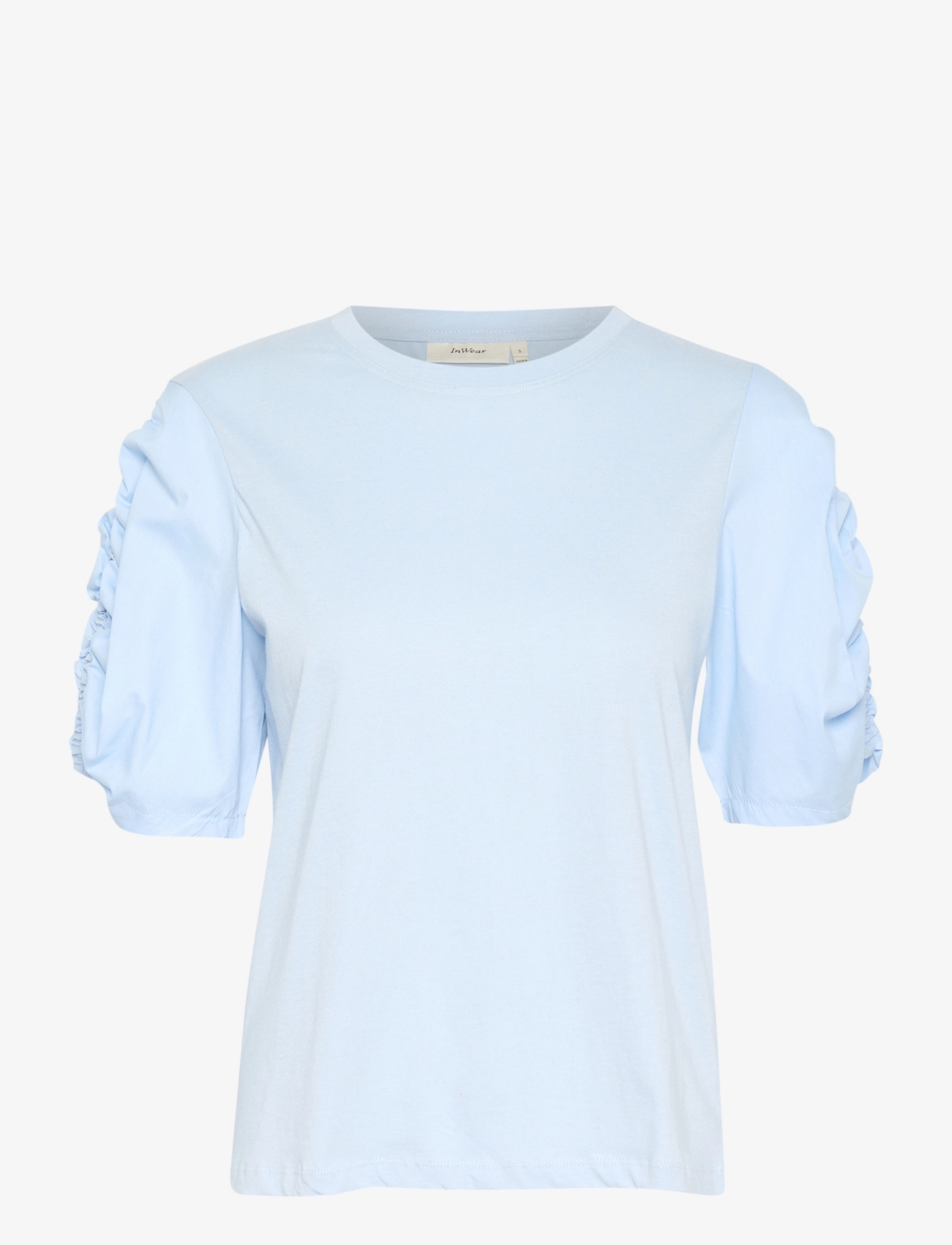 InWear PayanaIW woven trim Tshirt - Clothing - WINDSURFER / blue