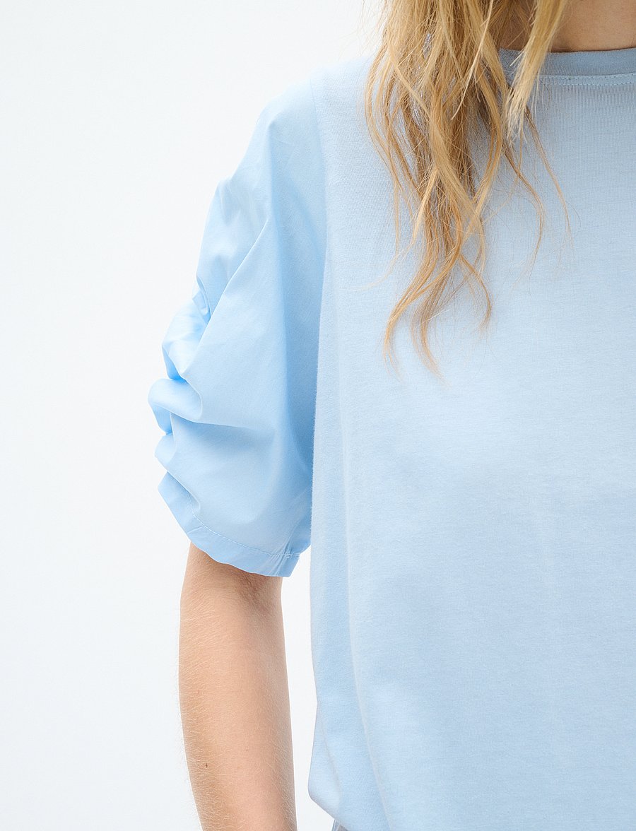 InWear - PayanaIW woven trim Tshirt - t-shirts - windsurfer - 5
