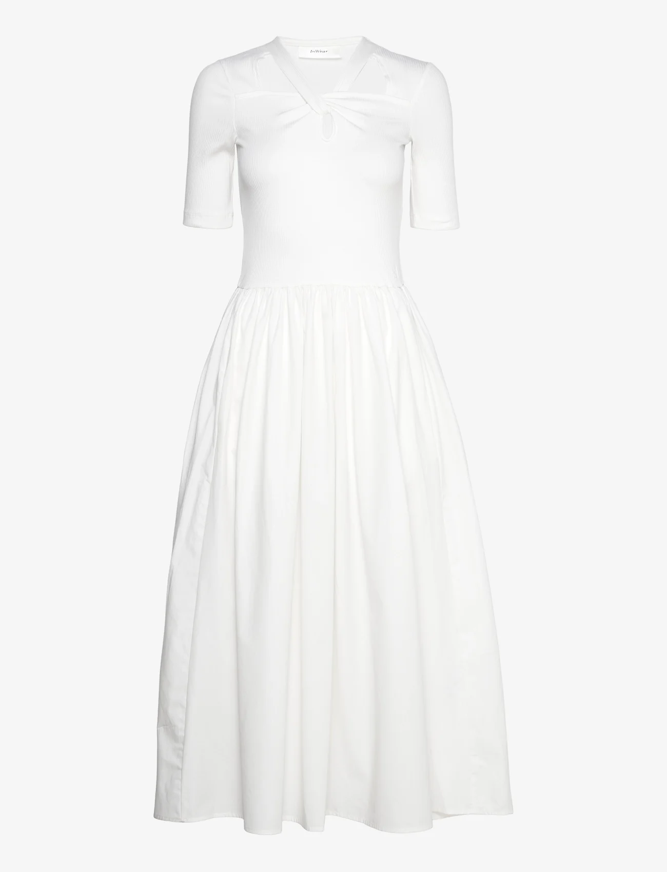 InWear - PukIW Dress - strikkede kjoler - whisper white - 0