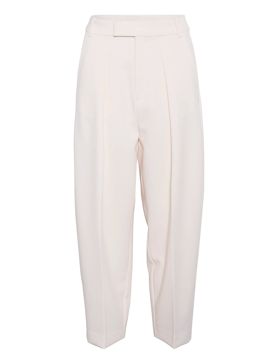 InWear - ZomaIW Barrel Pant - „barrel“ silueto kelnės - vanilla - 1
