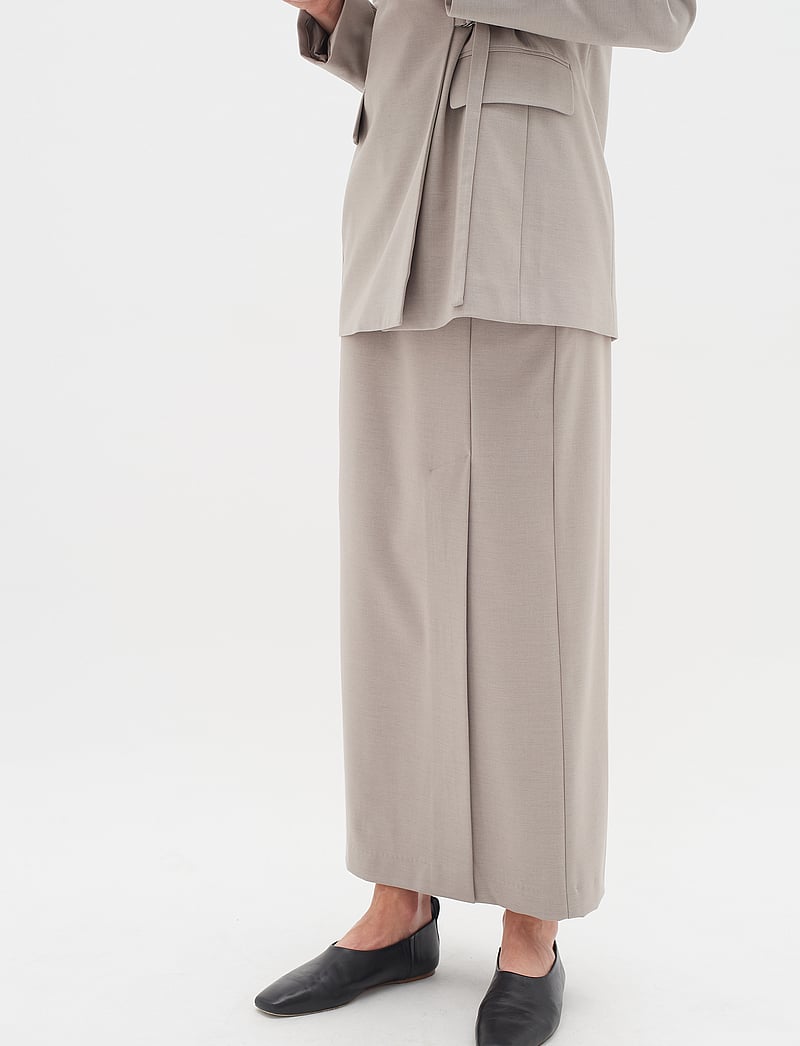 InWear - ZaiIW Skirt - midi nederdele - clay melange - 0