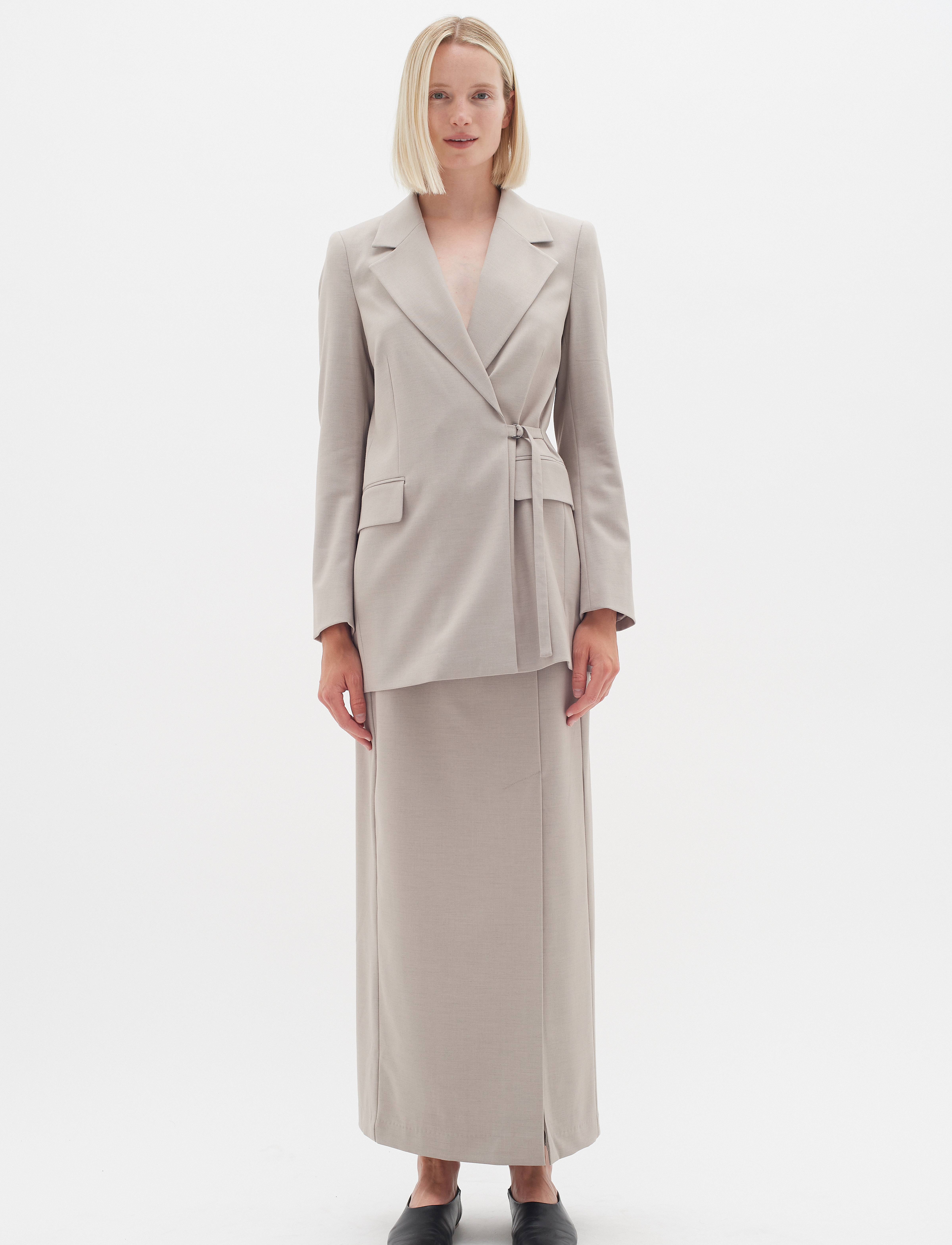 InWear - ZaiIW Skirt - pencil skirts - clay melange - 3