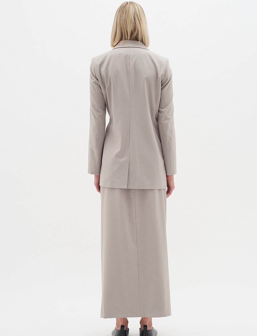 InWear - ZaiIW Skirt - midi kjolar - clay melange - 4