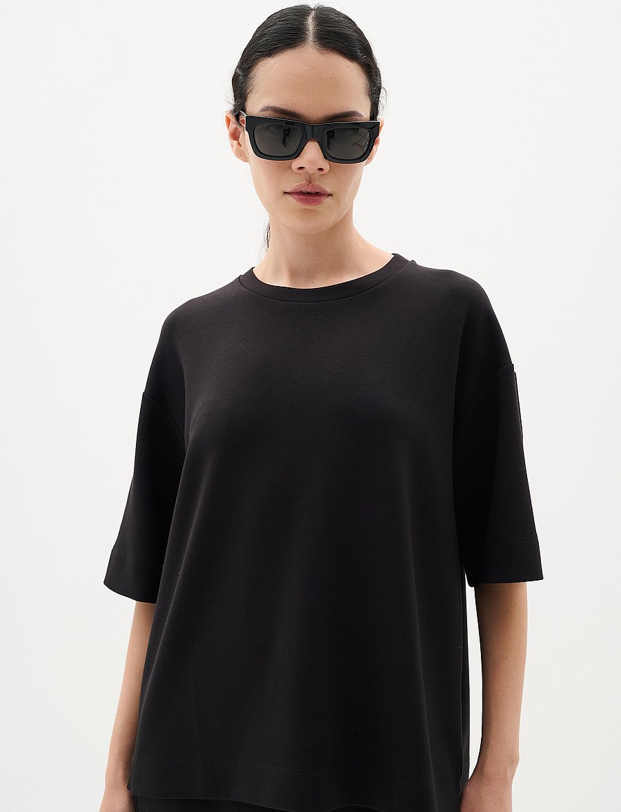 InWear - PannieIW Oversize Tshirt - t-shirts - black - 0
