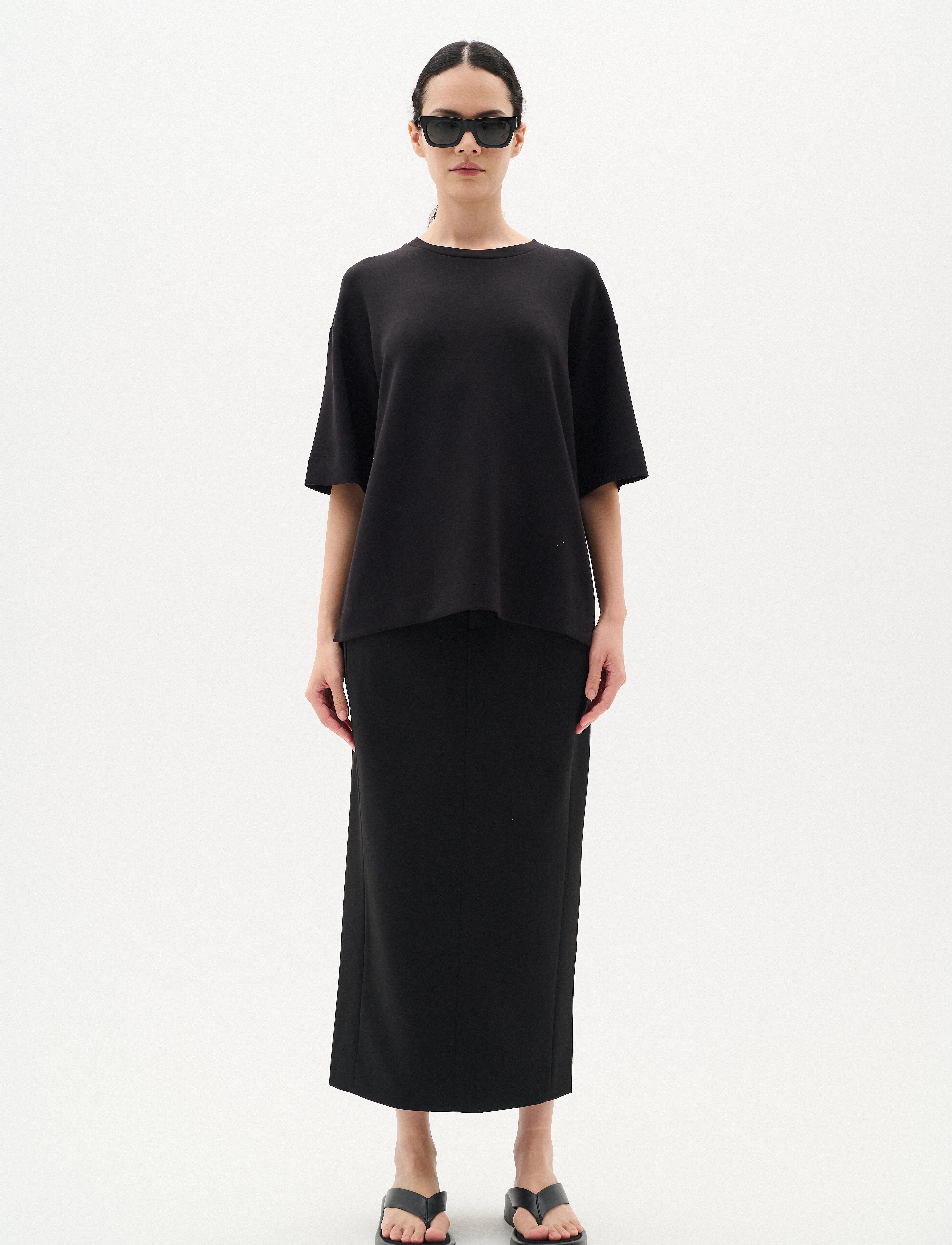 InWear - PannieIW Oversize Tshirt - t-shirts - black - 3