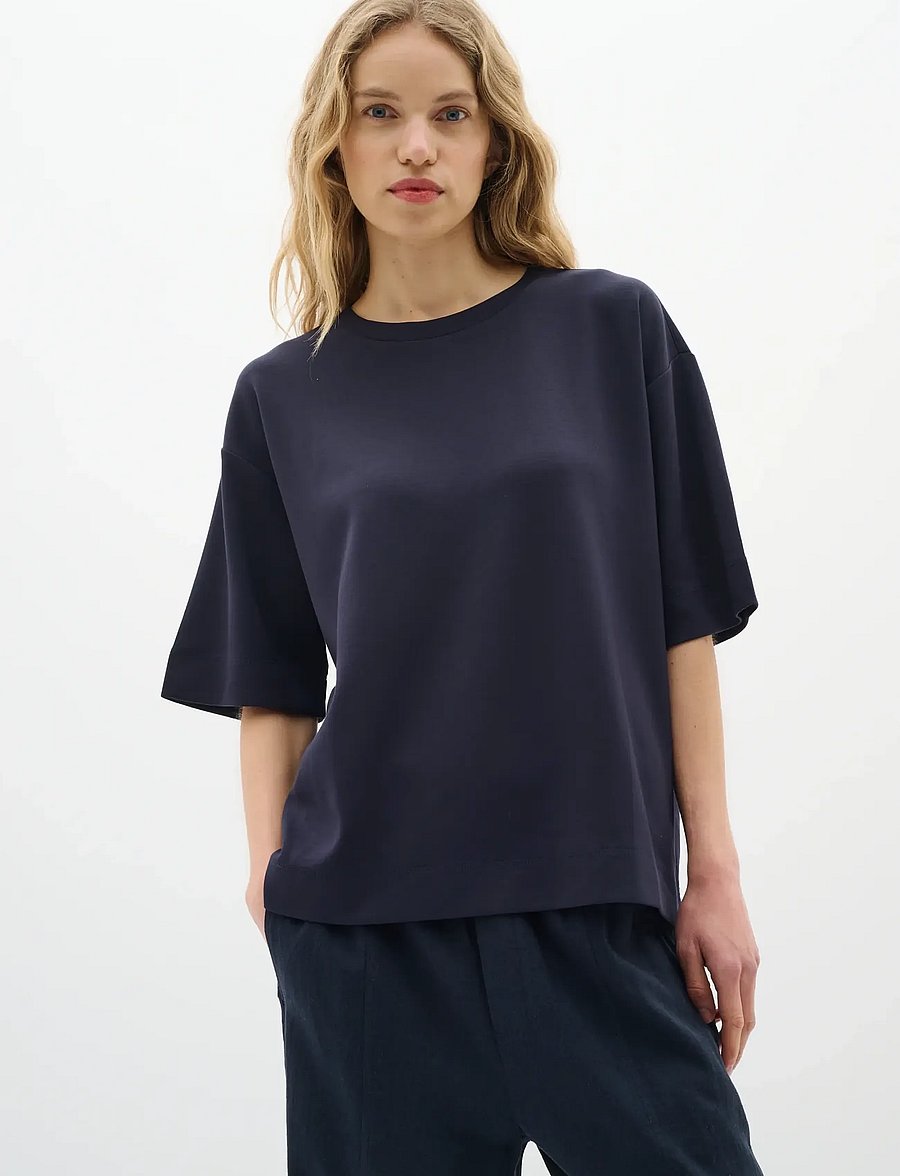 InWear - PannieIW Oversize Tshirt - t-shirts - marine blue - 0