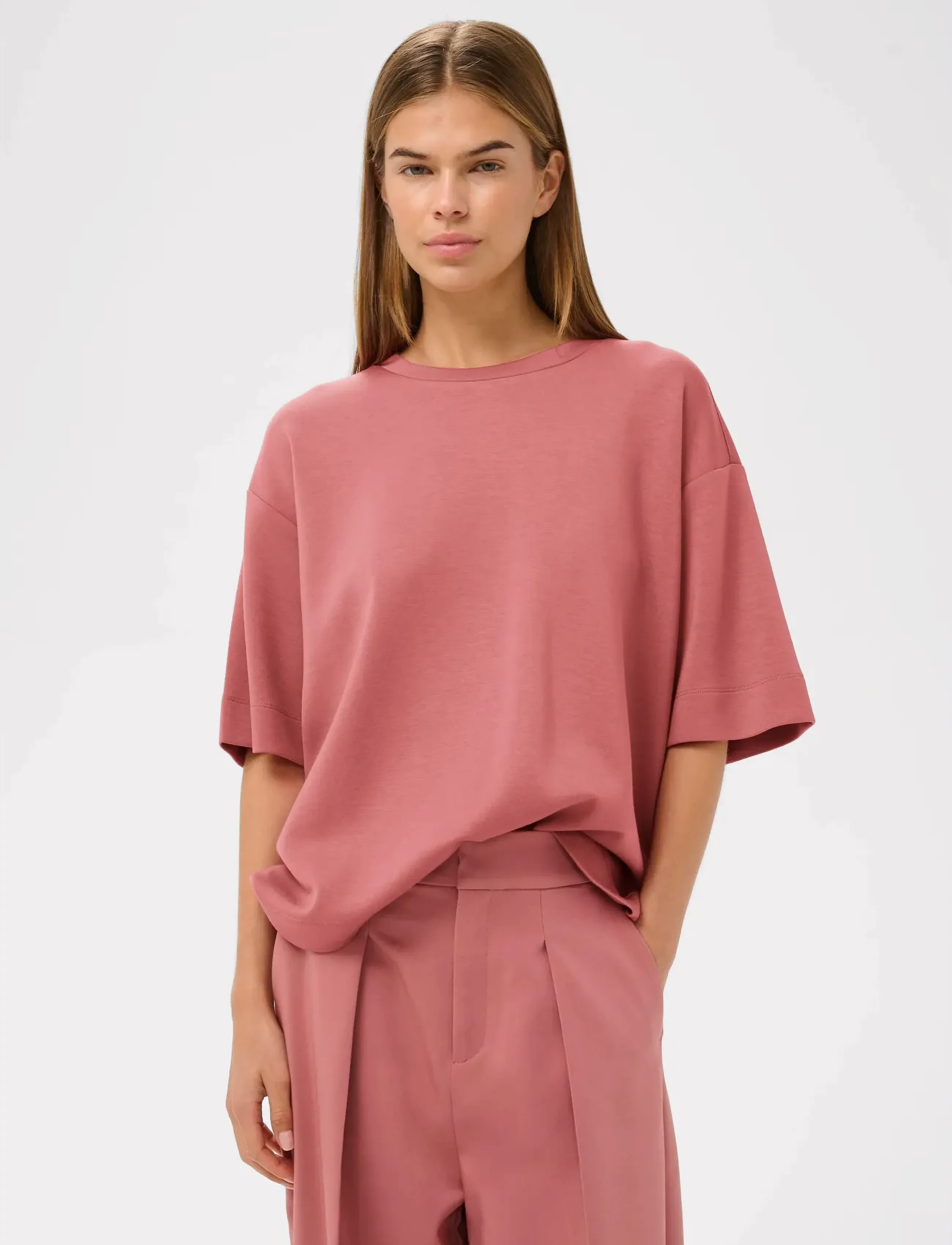 InWear PannieIW Oversize Tshirt - T-särgid - WITHERED ROSE / pink/rose