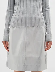 InWear - ZazaIW Skirt - kurze röcke - silver - 4