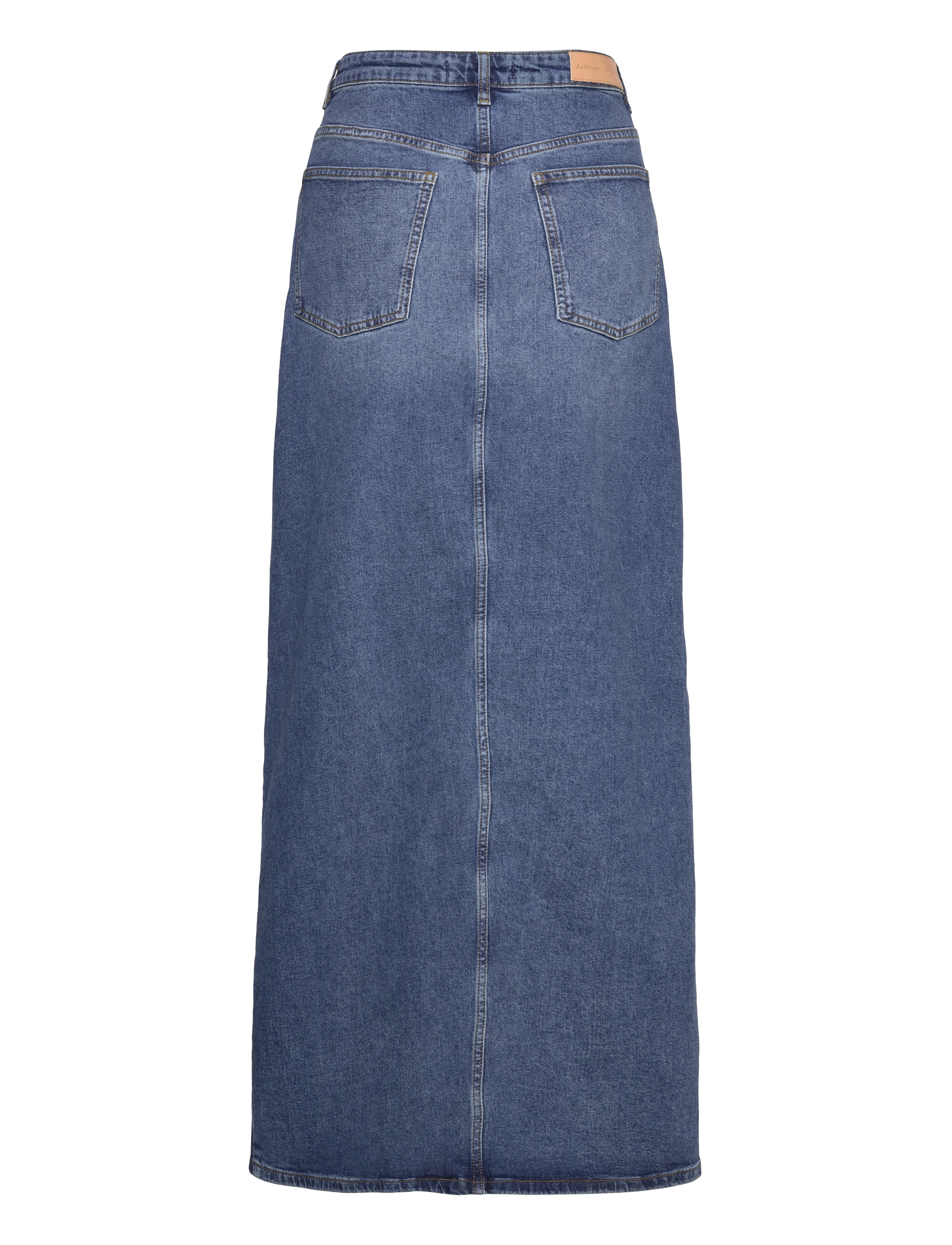 InWear - PheifferIW Long Skirt - denimnederdele - medium blue - 2