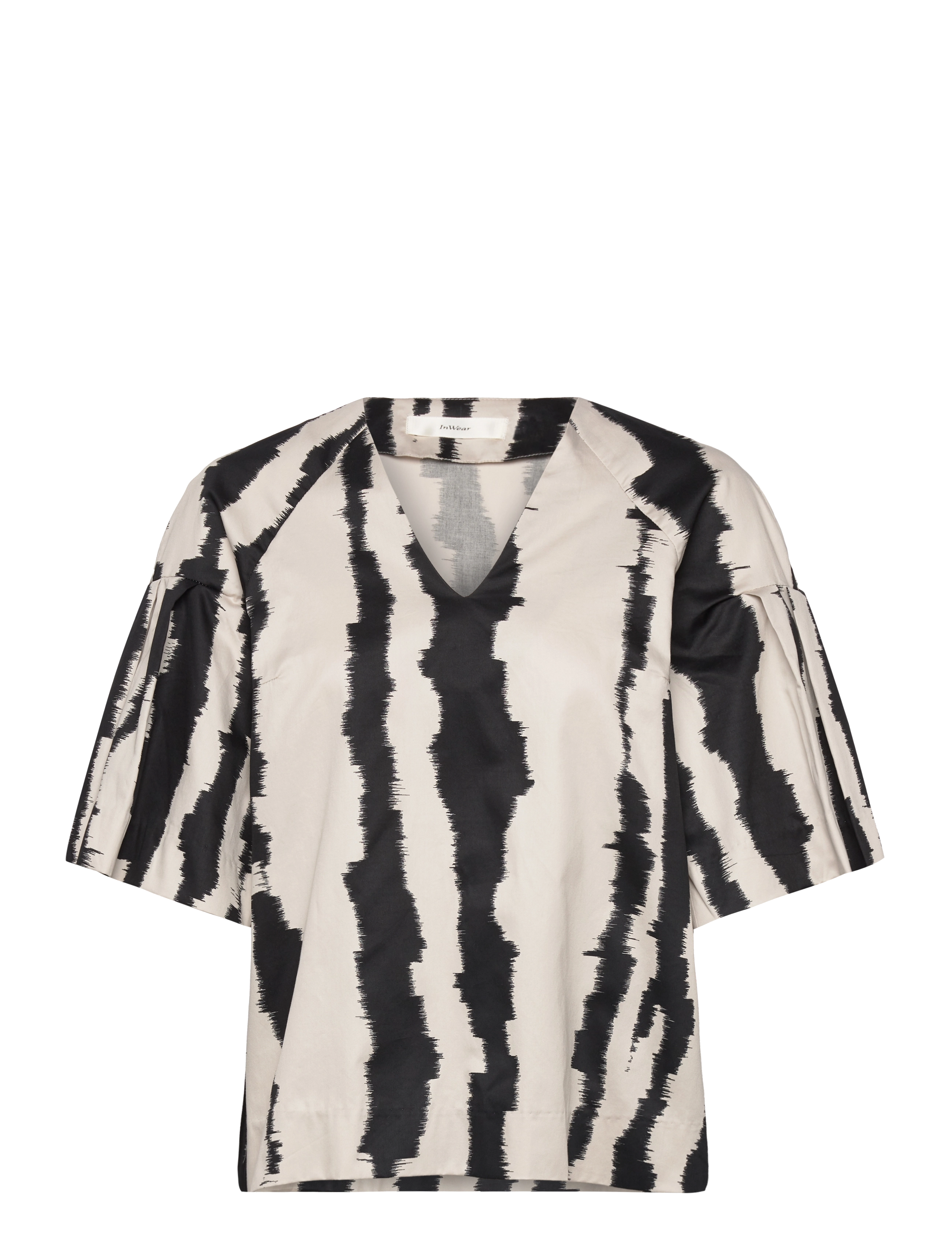 InWear JennyIW Top - Bluser - NON COLOR SCARTCH STRIPES / black