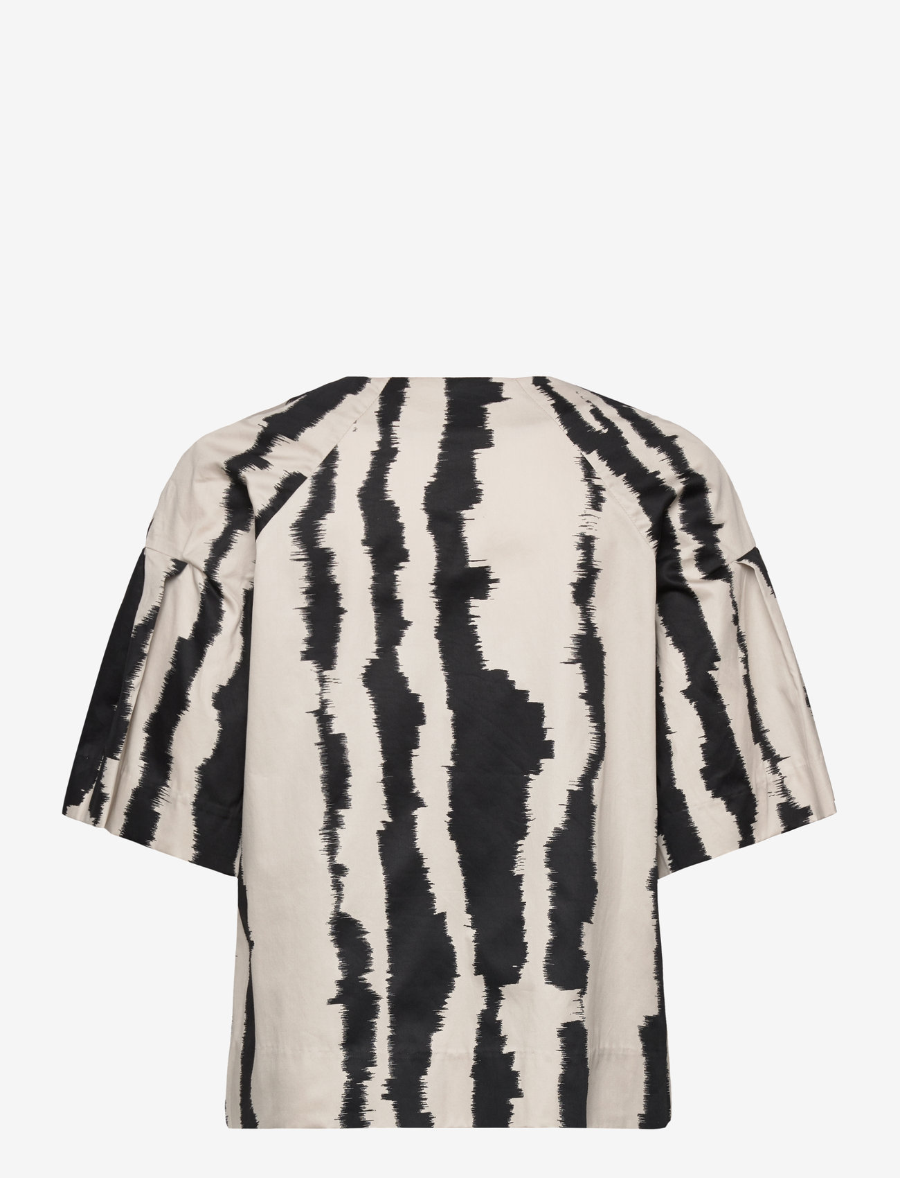 InWear - JennyIW Top - kortærmede bluser - non color scartch stripes - 2