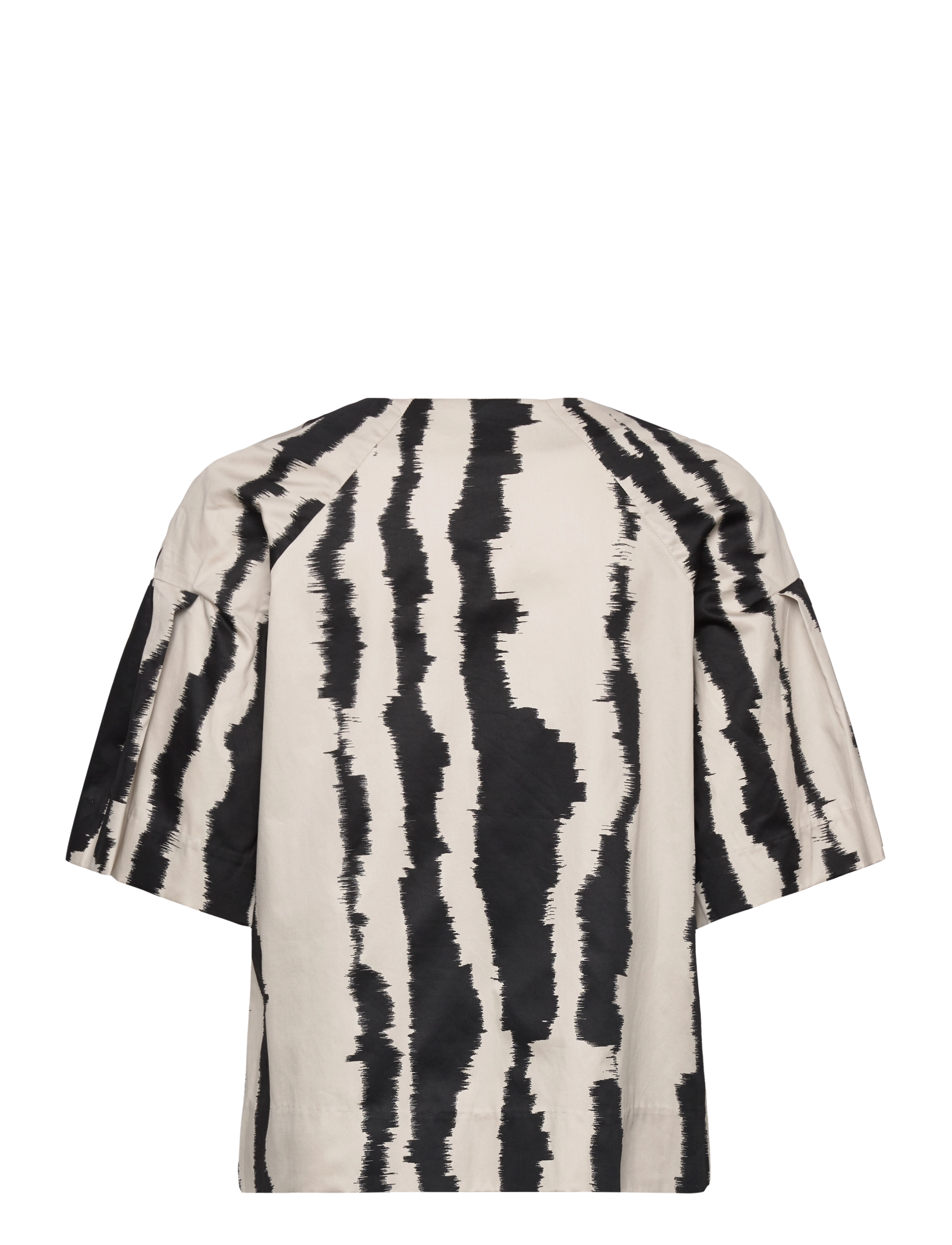 InWear - JennyIW Top - kortærmede bluser - non color scartch stripes - 2