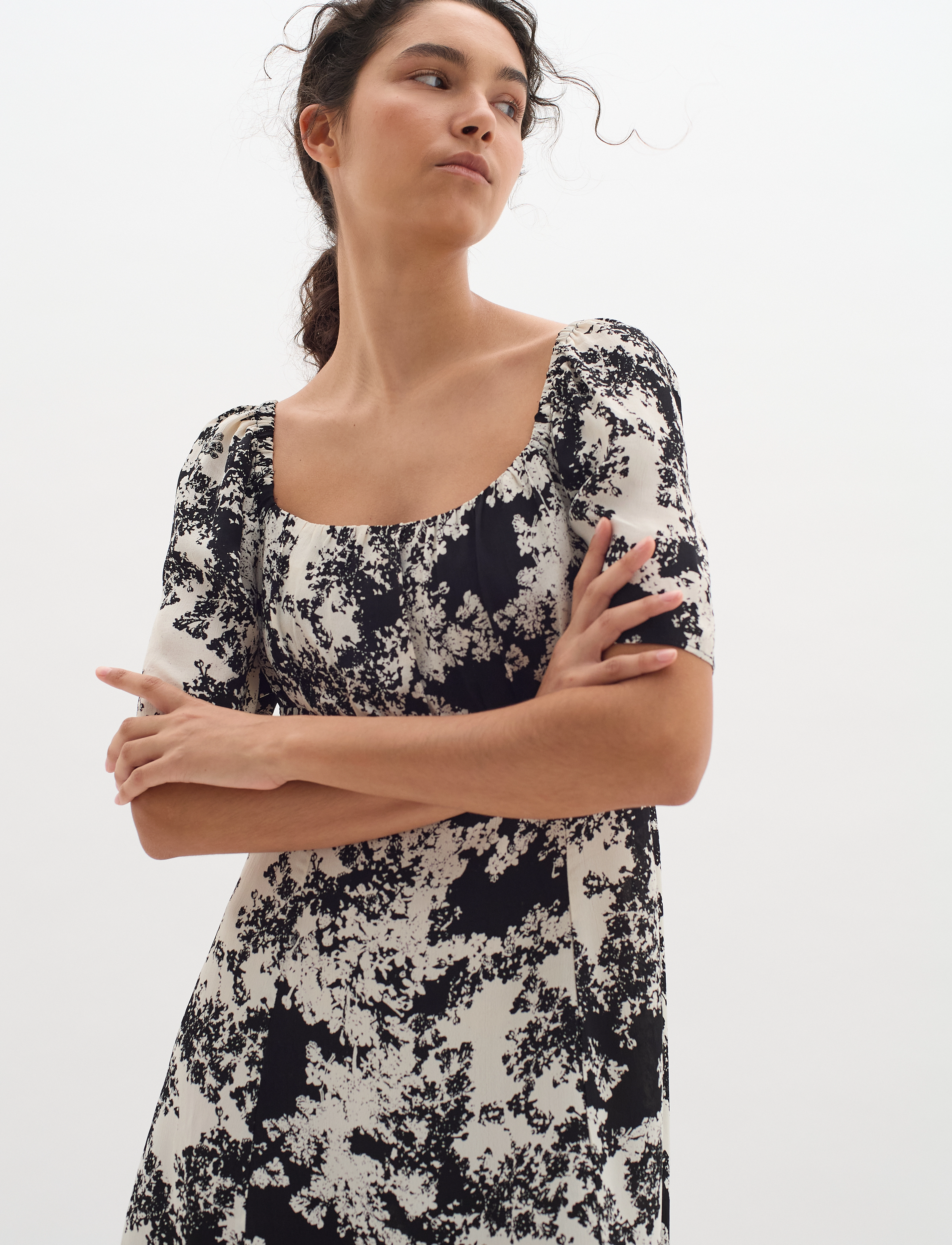InWear JillianIW Short Dress - Kjoler - GRAPHIC SYRENGA / black