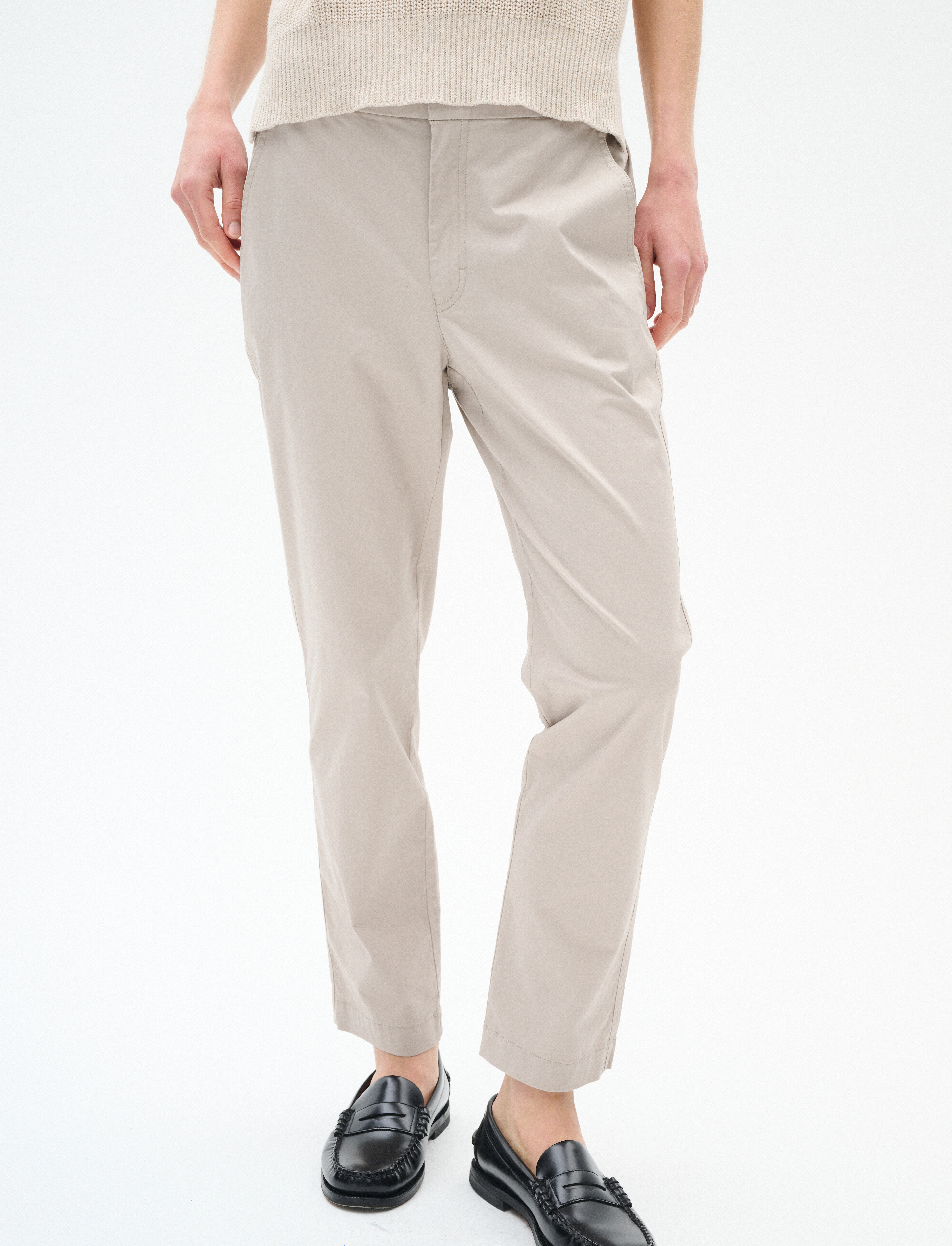 InWear Annaleeiw Long Pant, 40, Trousers, Beige - Chinos, Frauen