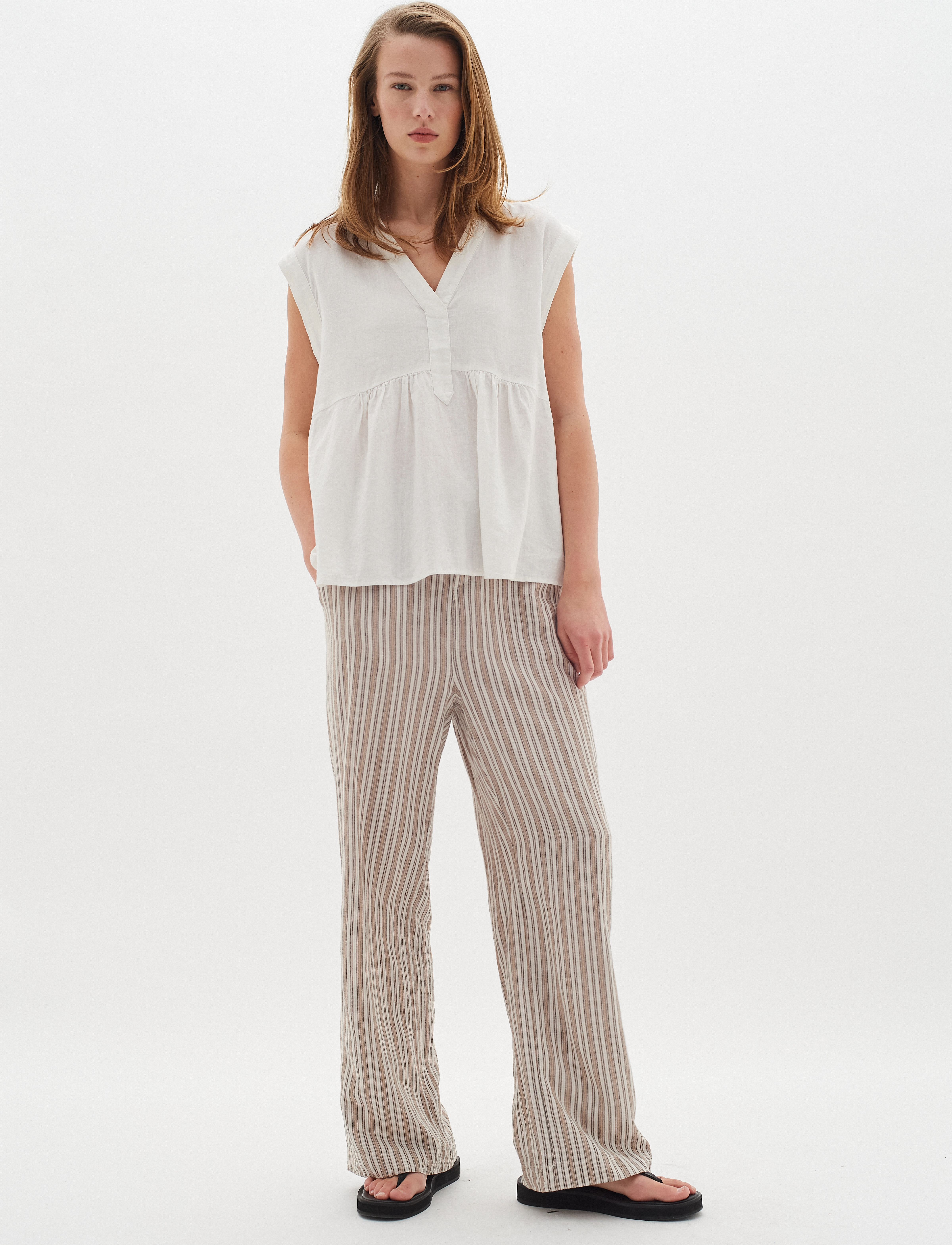 InWear - EllieIW V-Top - pure white - 3