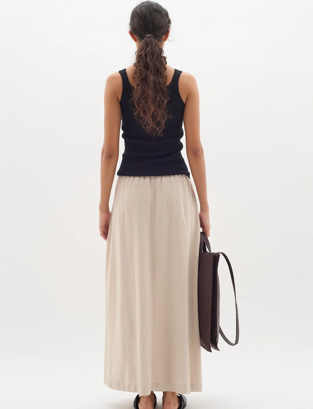 InWear - EllieIW Skirt - maxi nederdele - haze melange - 4