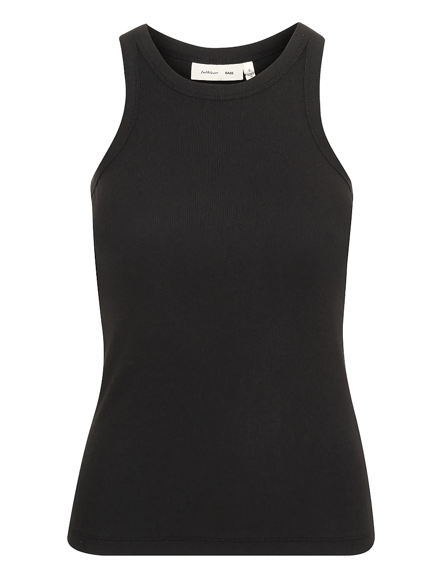 InWear - LolahIW Base Tank Top - varrukateta topid - black - 1