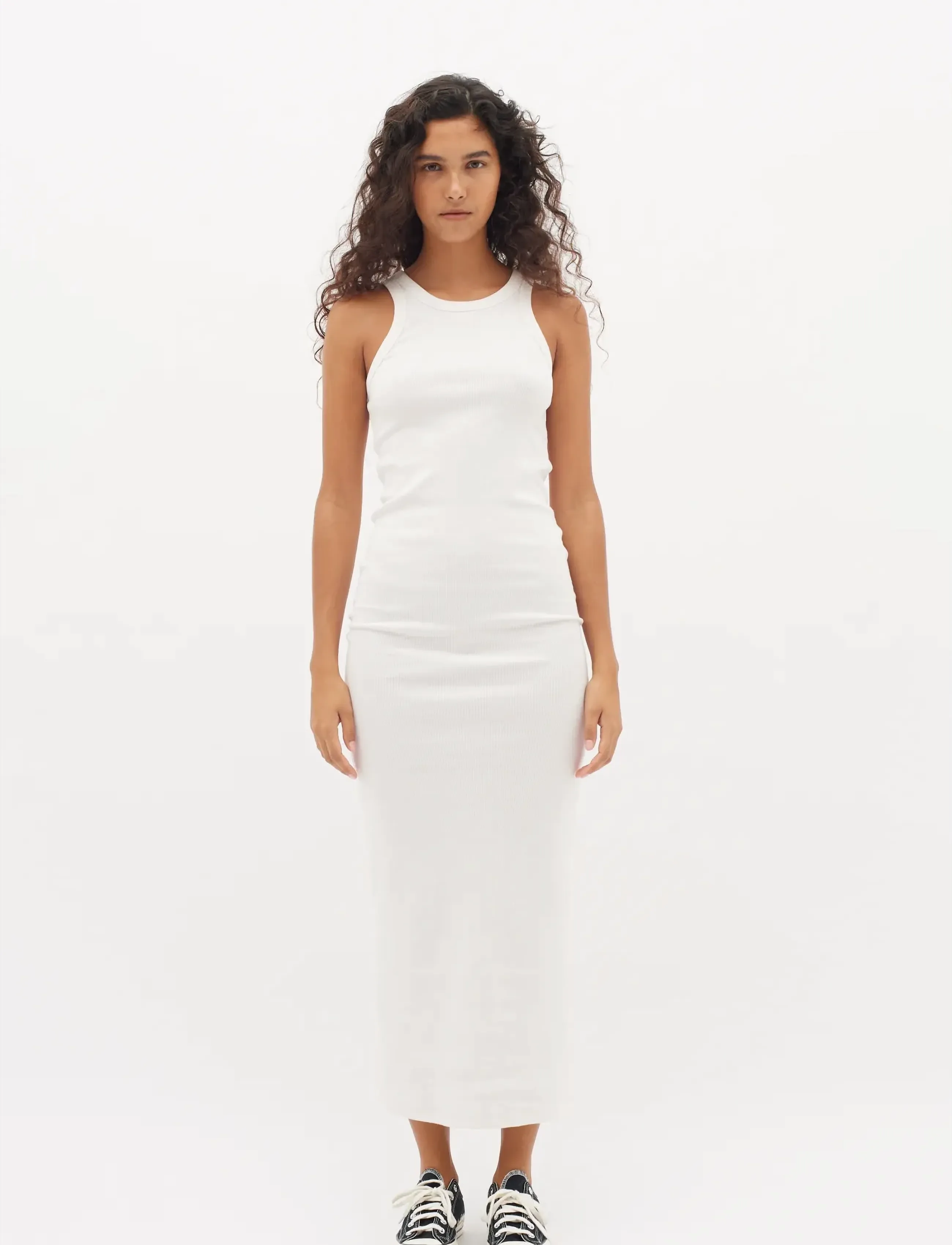 InWear - LolahIW Base Tank Dress - stramme kjoler - whisper white - 3