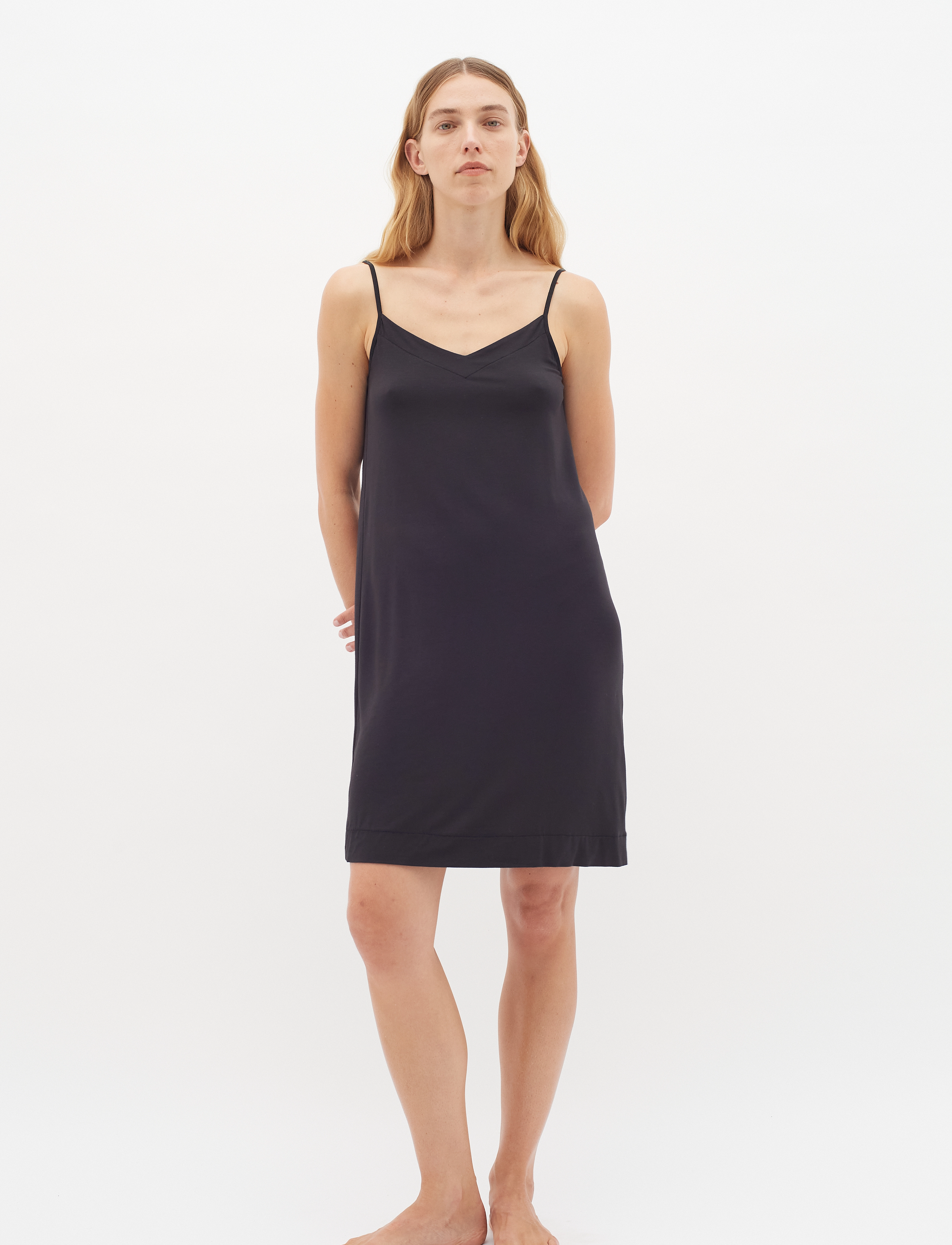 InWear - LilIW Base Slip Dress - slip kleitas - black - 3