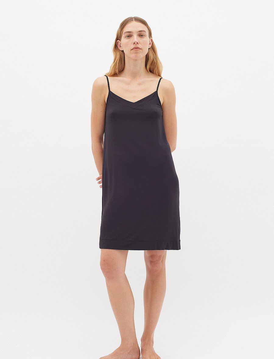 InWear - LilIW Base Slip Dress - sukienki na ramiączkach - black - 3