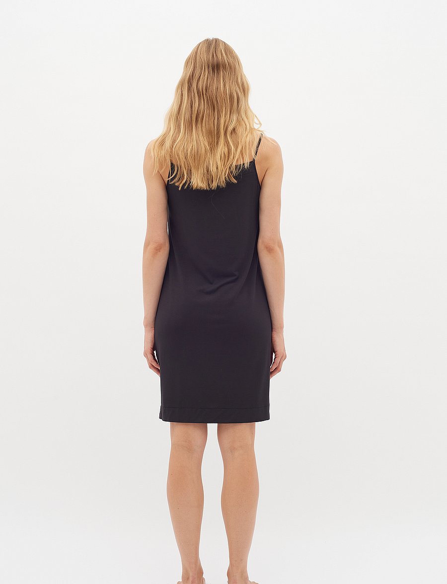 InWear - LilIW Base Slip Dress - sukienki na ramiączkach - black - 4