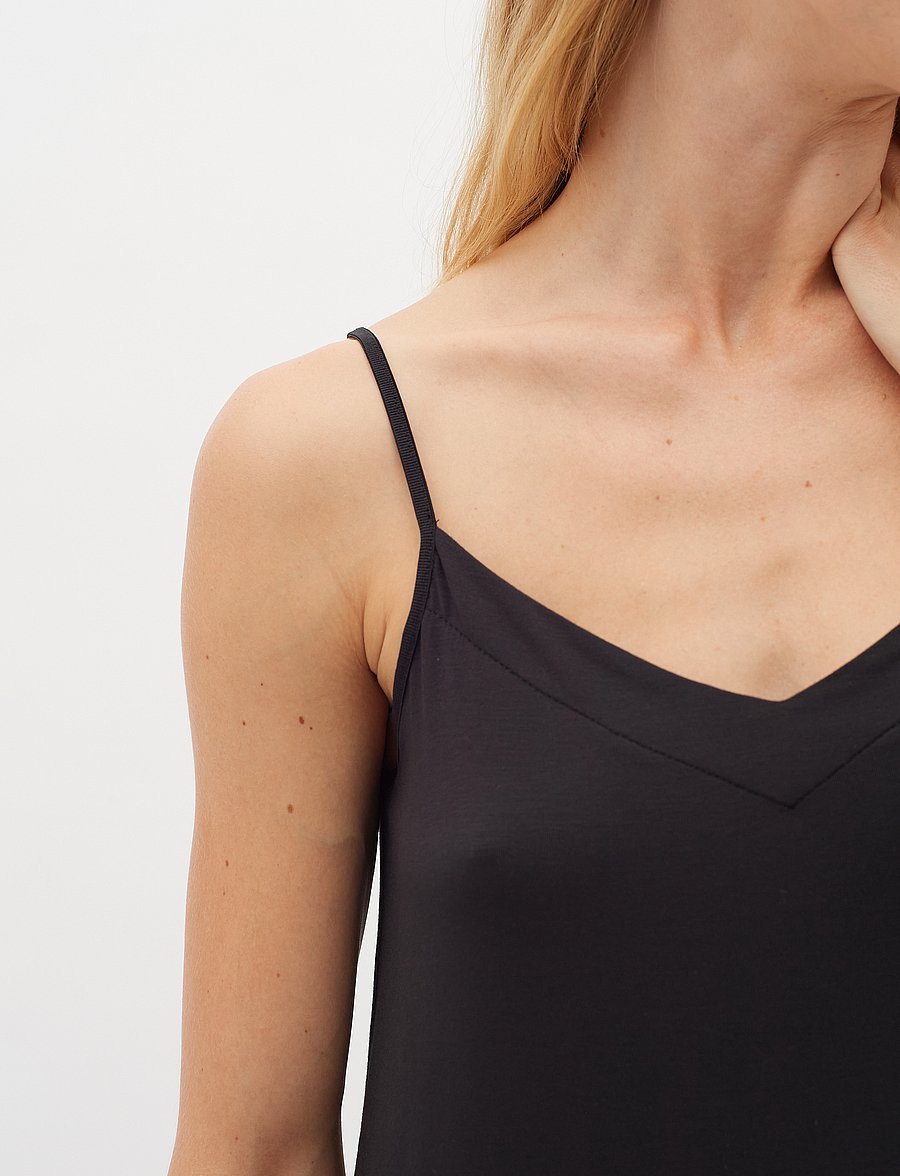 InWear - LilIW Base Slip Dress - sukienki na ramiączkach - black - 5