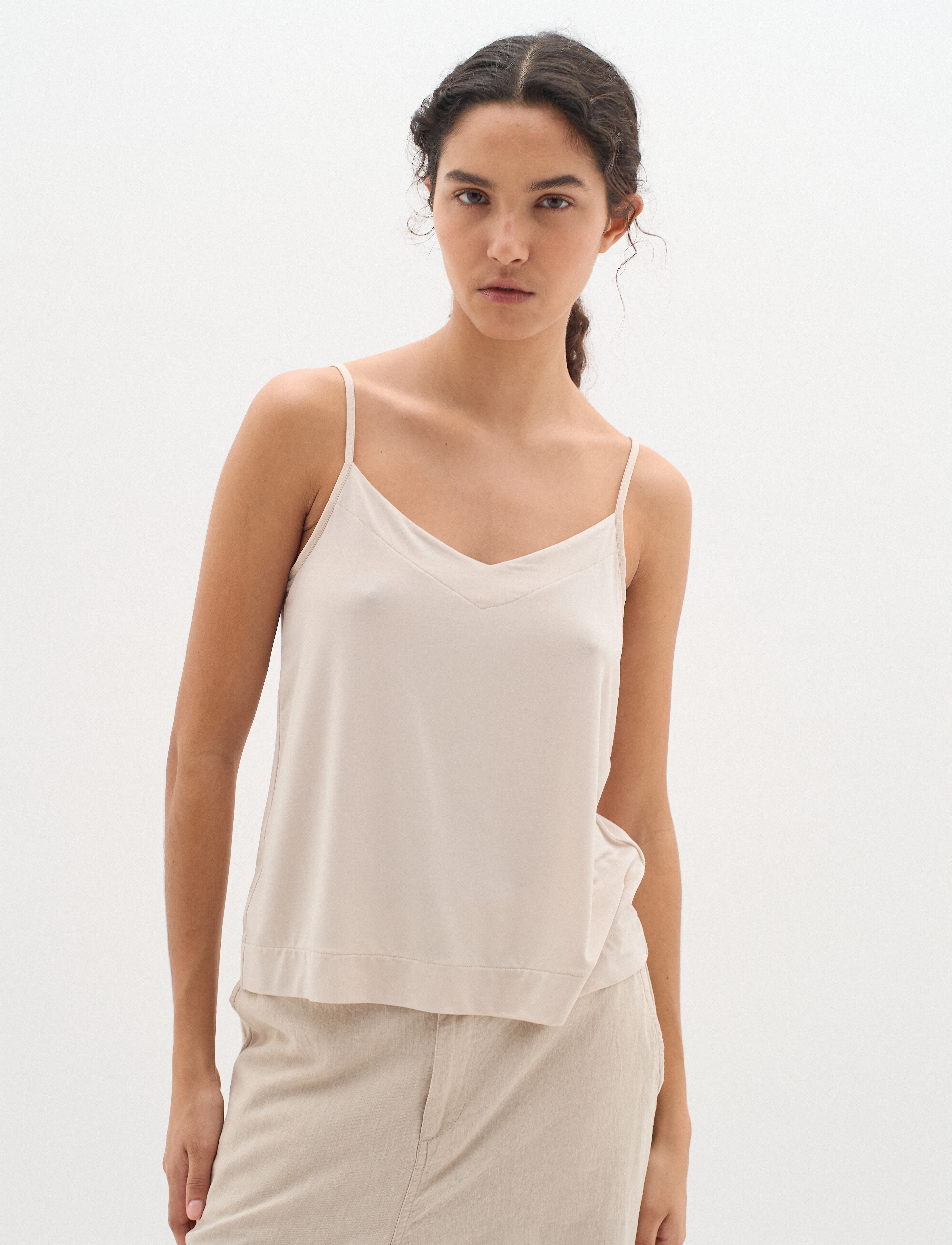 InWear Liliw Base Camisole, Kvinder, Camisole Top, Cream, Str: XXS