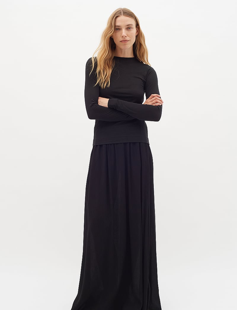 InWear - LegendIW Base LS - long-sleeved tops - black - 3