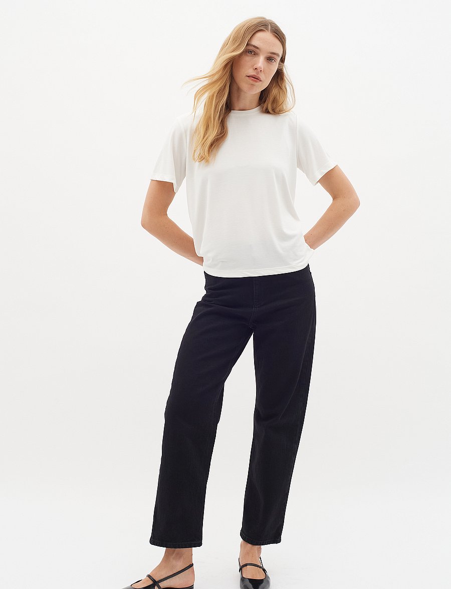 InWear - LilianaIW Base Tee - t-shirts - whisper white - 0