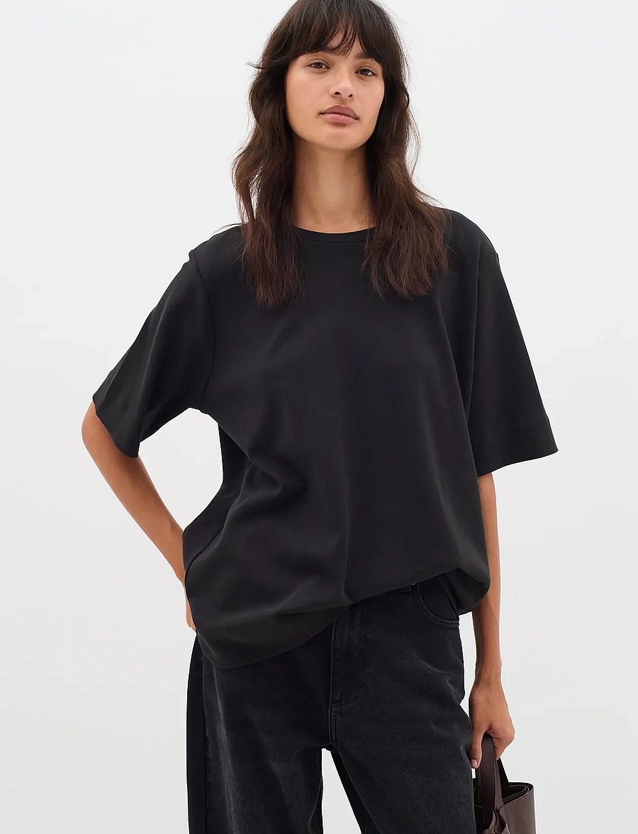 InWear - LukeIW Base Boxy - t-skjorter - black - 0