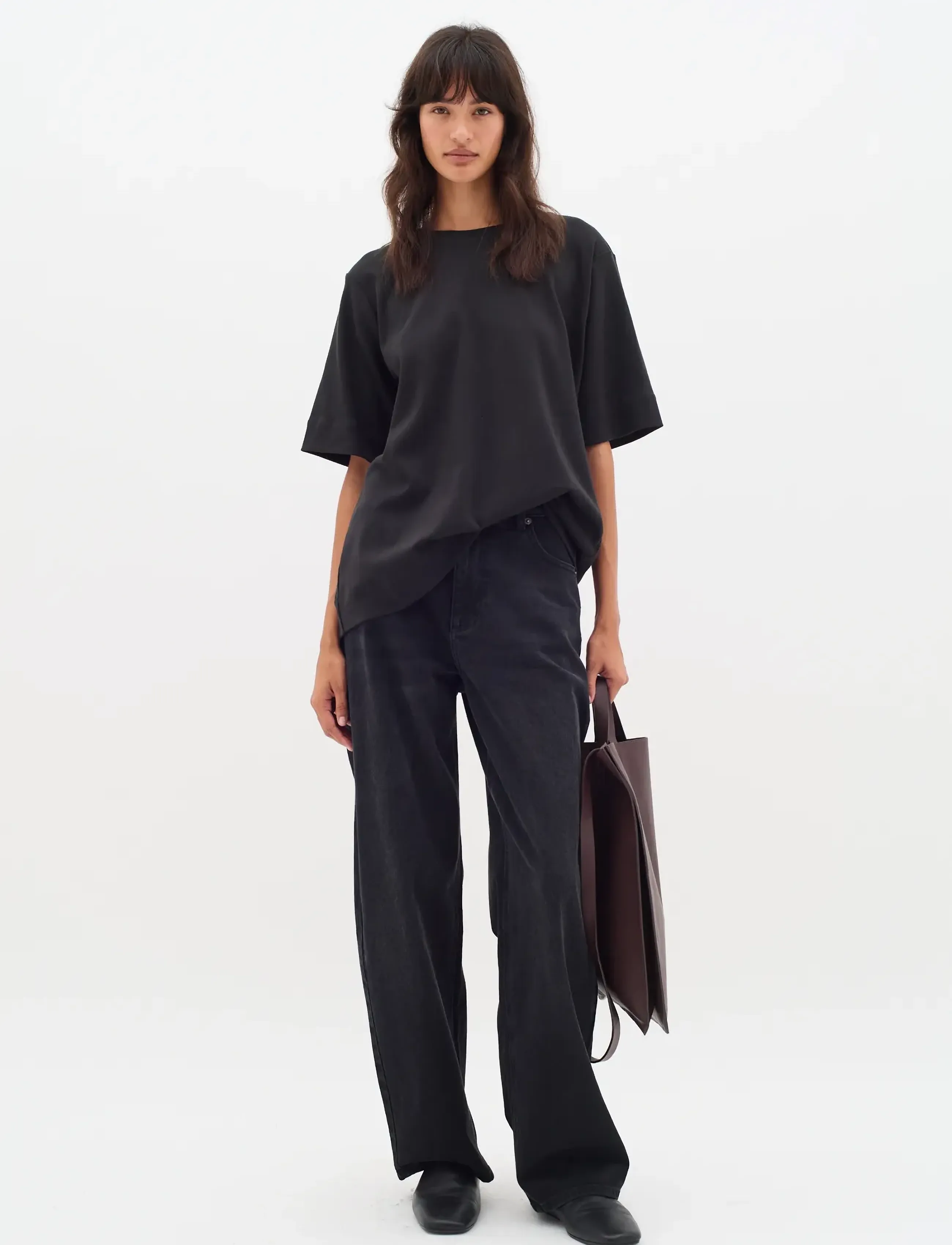 InWear - LukeIW Base Boxy - t-särgid - black - 3