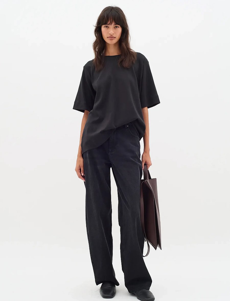 InWear - LukeIW Base Boxy - t-skjorter - black - 3