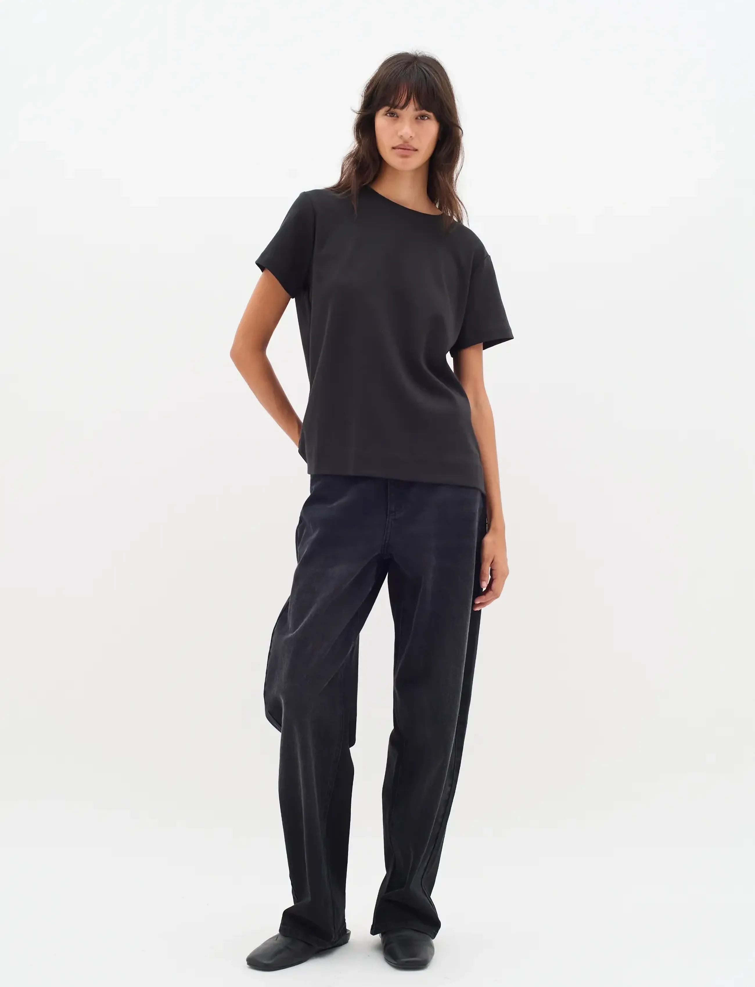 InWear - LukeIW Base Tee - t-skjorter - black - 3