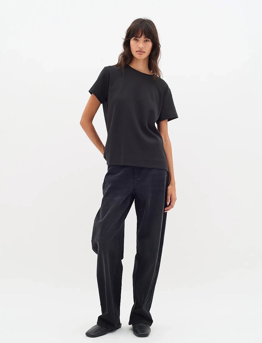 InWear - LukeIW Base Tee - t-shirts - black - 3