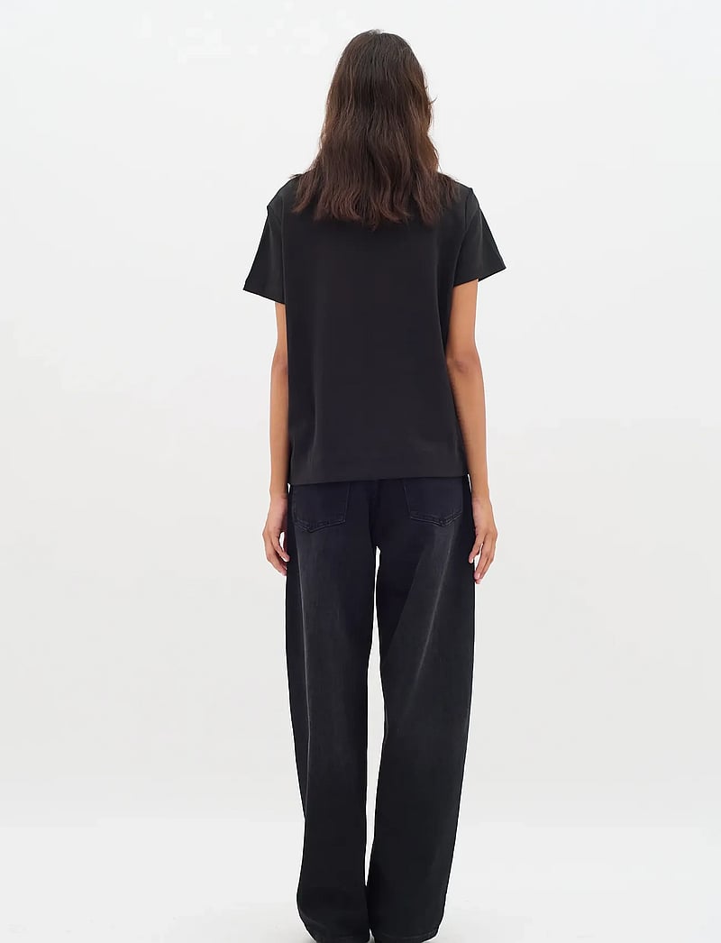 InWear - LukeIW Base Tee - t-shirts - black - 4
