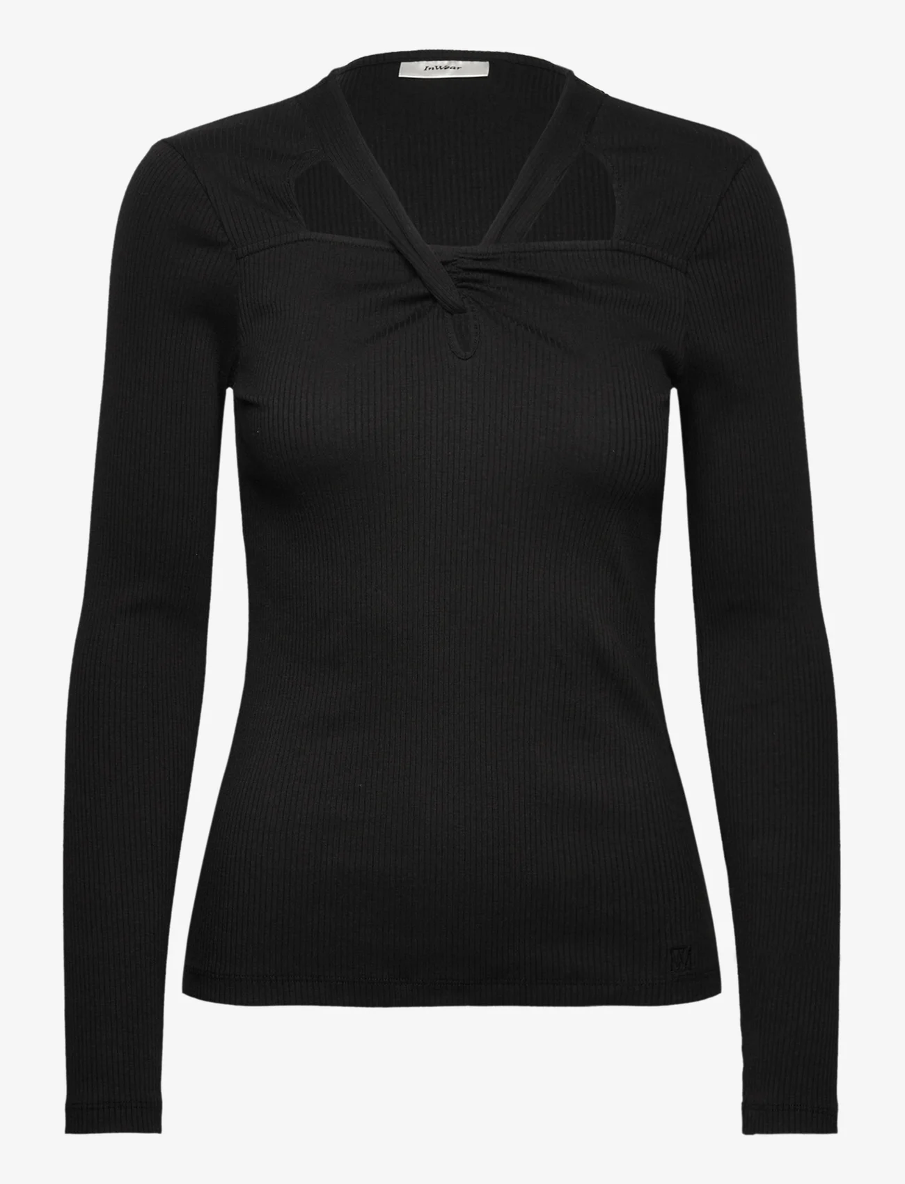 InWear - PukIW Long Sleeve - långärmade skjortor - black - 0
