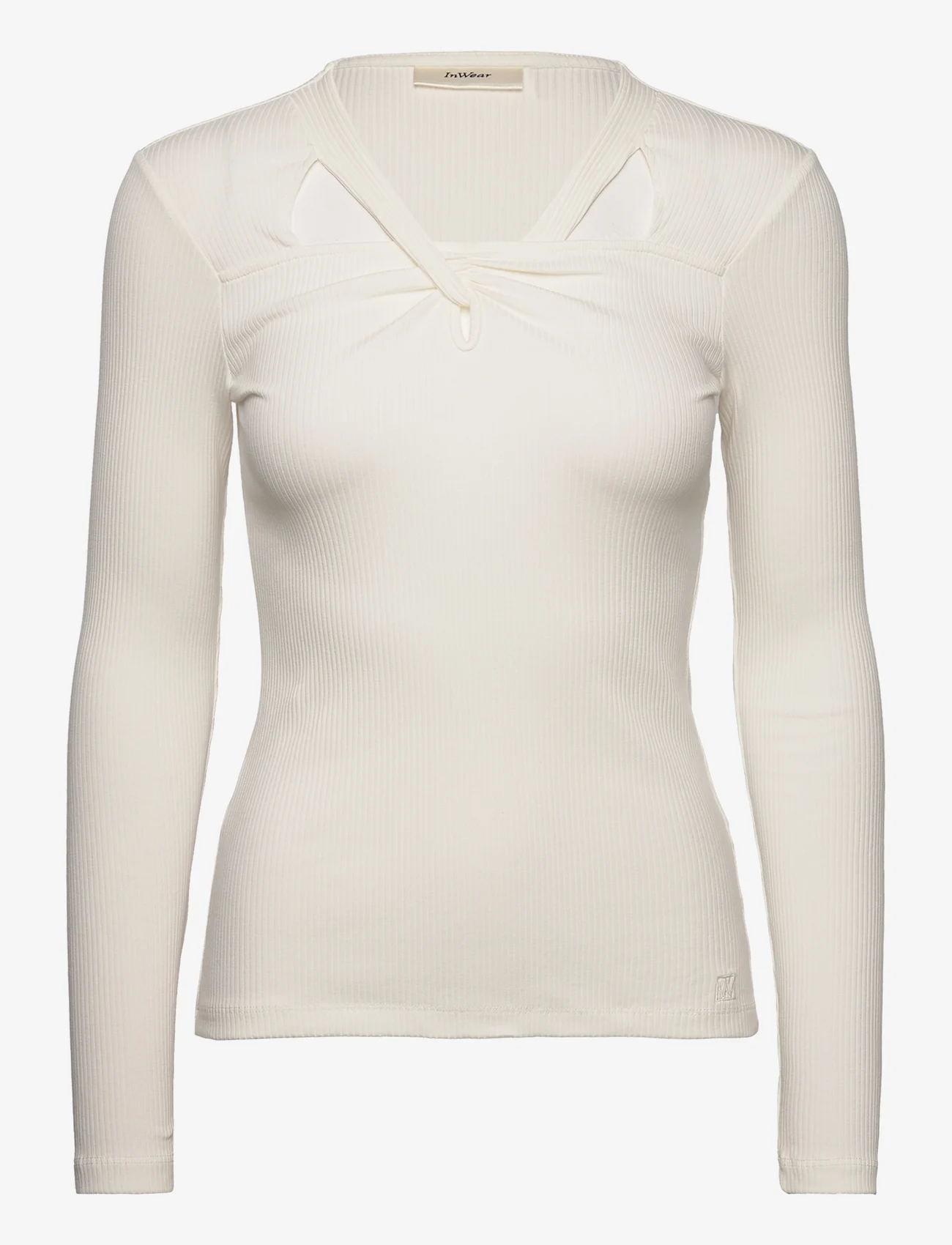 InWear - PukIW Long Sleeve - langærmede skjorter - whisper white - 0