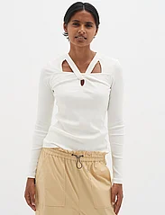 InWear - PukIW Long Sleeve - långärmade skjortor - whisper white - 2