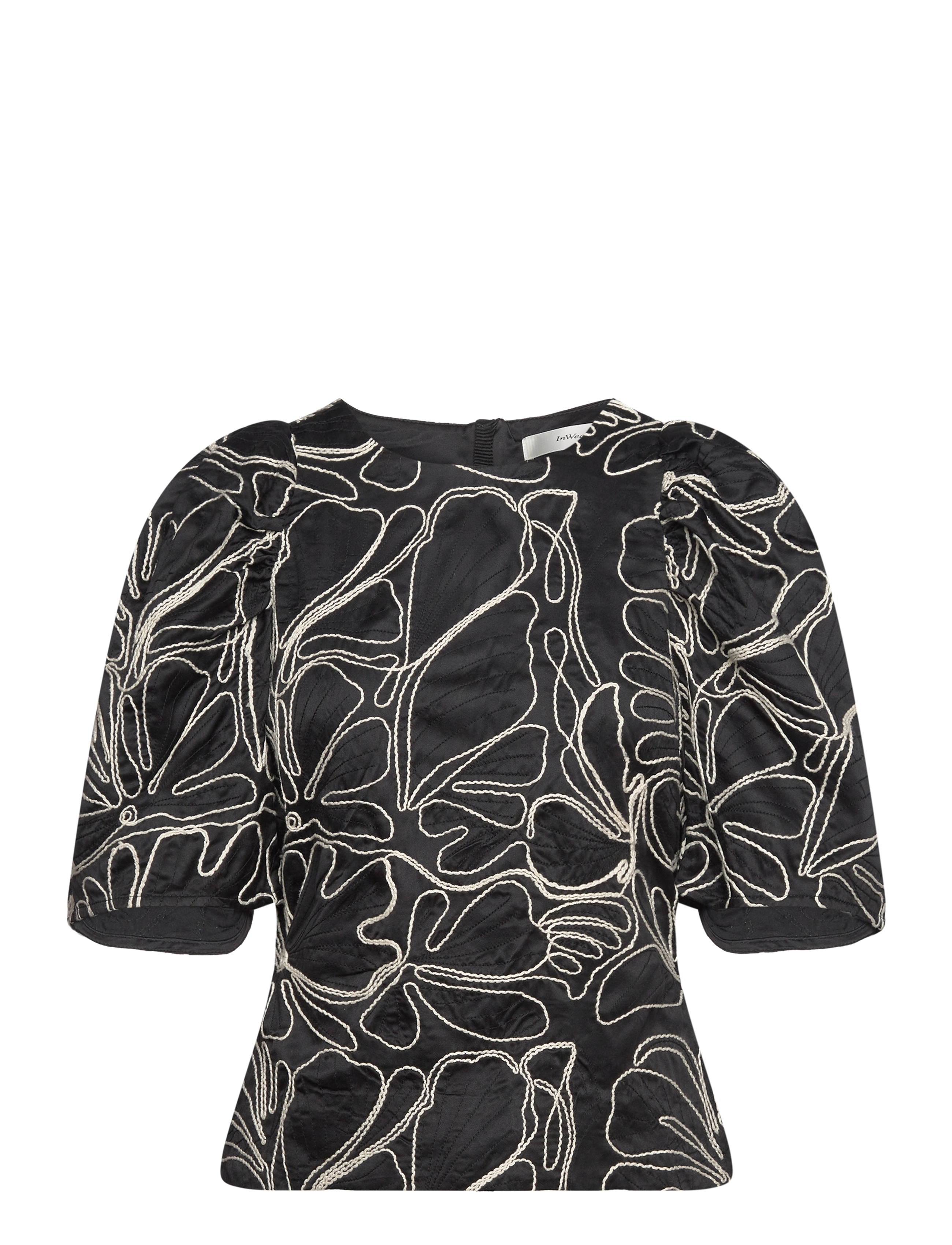 InWear HodgeIW Blouse - Bluser - BLACK / WHISPER WHITE / black
