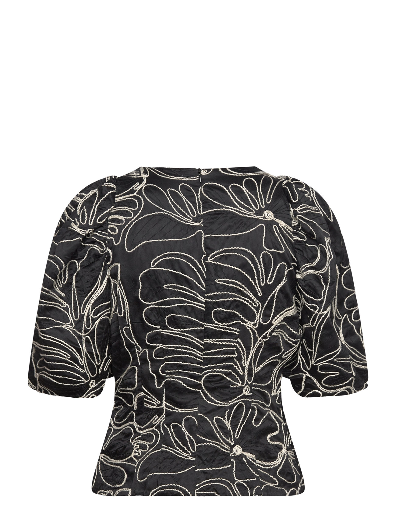 InWear - HodgeIW Blouse - kortærmede bluser - black / whisper white - 2